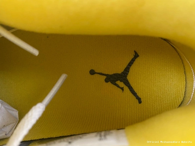 Official Maikesneakers 4 Jordan Vivid Sulfur Air AQ9129-101 WNNS 0817
